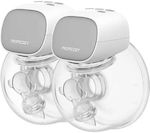 Momcozy Automatic Electric Double Breast Pump S9 Pro Battery White 180ml