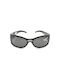 Mont Blanc Men's Sunglasses with Black Plastic Frame and Black Lens MB089S B5