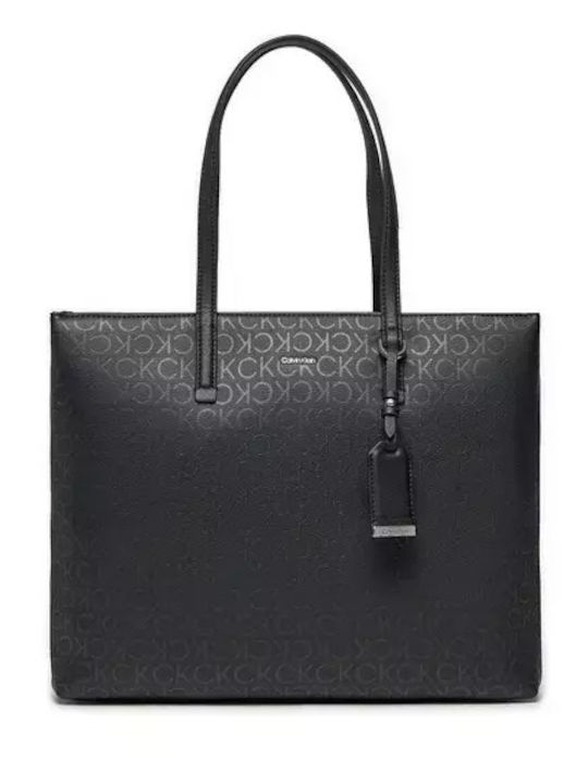 Calvin Klein Must Leder Damenhandtasche Shopper Schultertasche