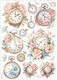 Stamperia A4 Clocks Tissue paper Decoupage