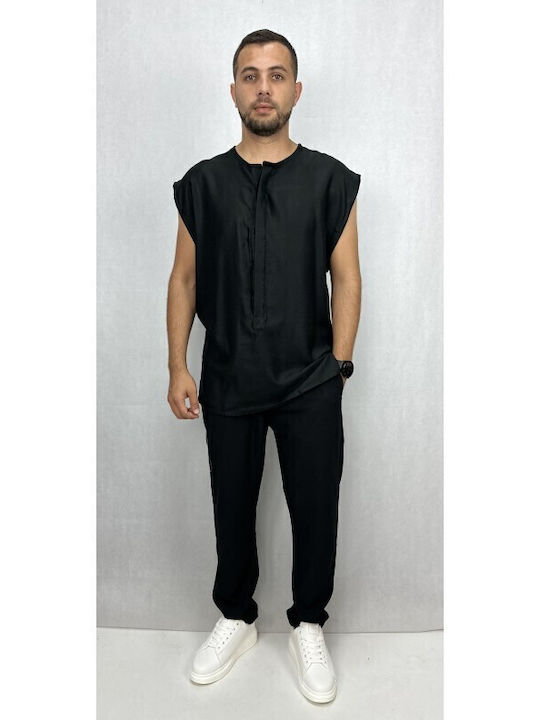 Stefan Fashion T-Shirt Schwarz