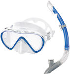 Mares Diving Mask Silicone with Breathing Tube Vento in Transparent color