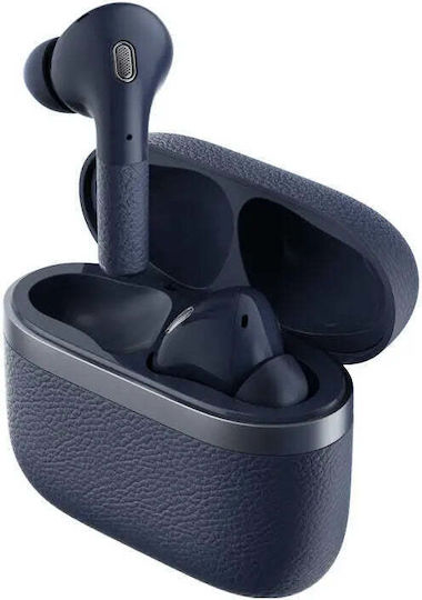 Edifier W260NC In-ear Bluetooth Handsfree Ακουστικά με Αντοχή στον Ιδρώτα και Θήκη Φόρτισης Dark Blue