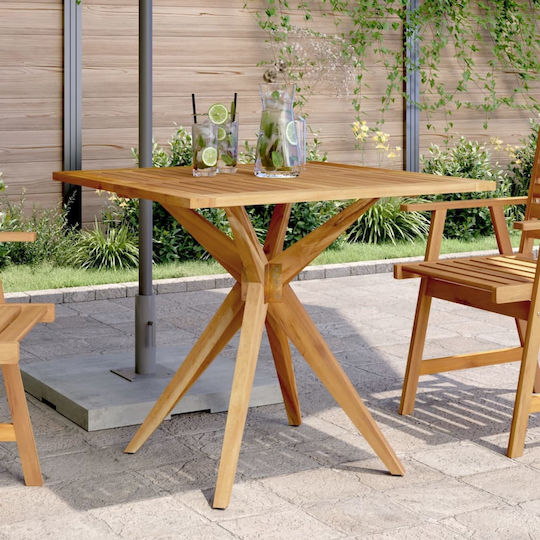 Wooden Masa pentru spații exterioare mici Lemn de salcâm lemn masiv 85x85x75buc