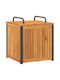 vidaXL Cutie de depozitare pentru exterior Lemn Roz L45xW45xH45buc