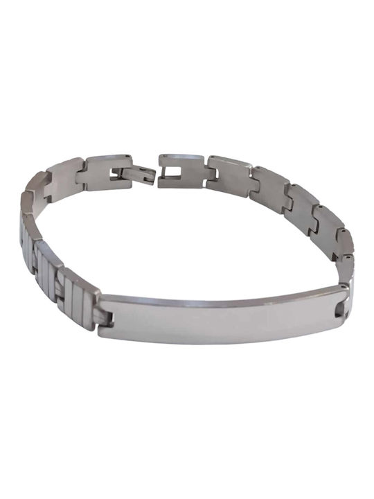 One Bracelet Id made of Steel