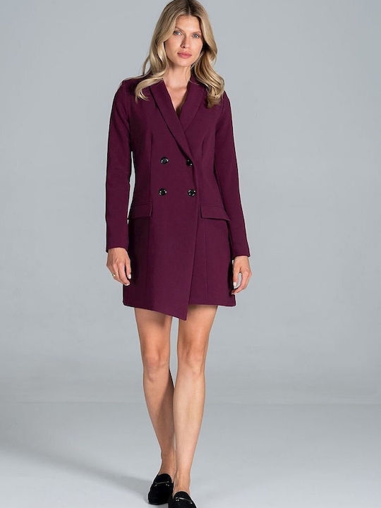 Figl Shirt Dress Dress Purple