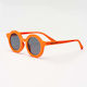 Baby Cloud Round Στρογγυλά Παιδικά Γυαλιά Ηλίου με Polarized Φακό Hot Orange για 2-5 Ετών