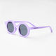 Baby Cloud Round Baby Kids Sunglasses with Polarized Lens Lilac for 2-5 Years
