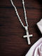 Women's Cross from Steel with Chain