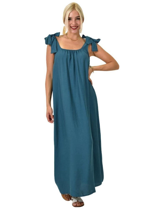 Potre Summer Maxi Dress Petrol