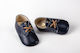 Ever Kid Navy Blue Baptism Leather Soft Sole Oxfords