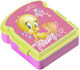 Warner Bros Plastic Kids' Food Container Pink x x 5.5cm