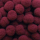 Pom Pom Craft Burgundy with Diameter 13mm Set of 50pcs