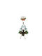 Hanging Ornament Deer Wooden Multicolour 16x13cm