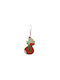 Ornament suspendat Ursulet Din lemn Roșu 7.5x14buc