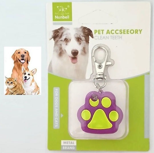Nunbell Pet Ταυτότητα Σκύλου Πατούσα Πλαστική