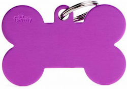 My Family Basic Identificator Câine Os Violet Mici