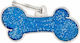 My Family Shine Dog ID Bone Blue Small