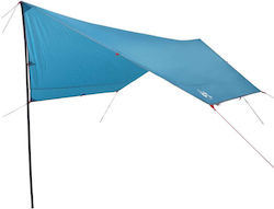 vidaXL Shade Sail Син С парчета & с PU покритие...