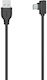 HAMA USB 2.0 Cable USB-C Male - USB-A Black 0.75m