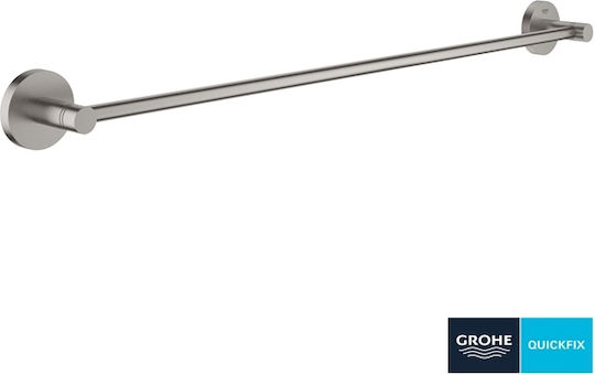 Grohe Rail Баня Единична Подов с винтове ​60x60см Inox Сив