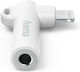 Hama Lightning Adapter 3.5mm Jack Aux Adapter 90° White