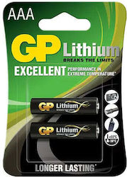 GP Batteries Μπαταρίες Λιθίου AAA 1.5V 2τμχ