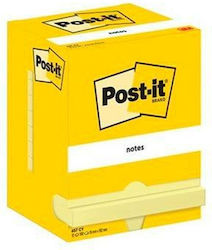 Post-it Sticky Note Pads in Cube Yellow 7.6x10.2pcs Set of 12pcs