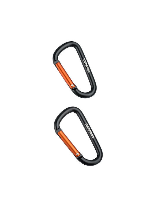 Munkees Carabiner Keychain D-shape 2 Pcs No Color