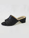 Heel Mules Black