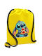 Koupakoupa Stitch Pizza Kids Bag Pouch Bag Yellow 48cmx40cmcm