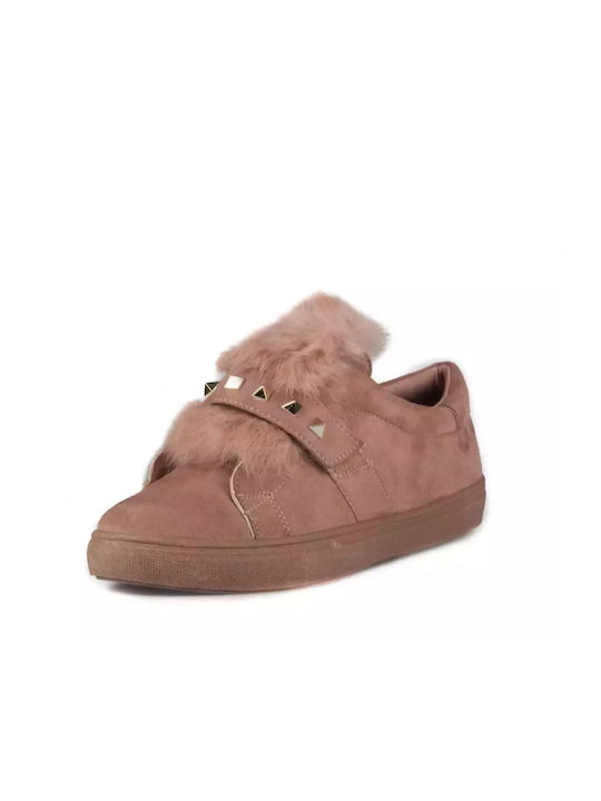 G+ Footwear Γυναικεία Loafers σε Ροζ Χρώμα