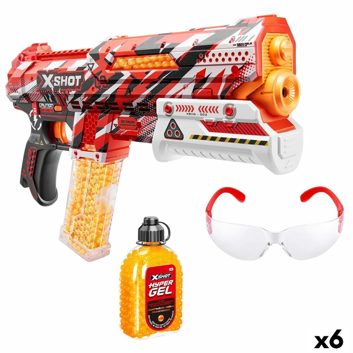 Zuru X-shot Hyper Gel Pistol 37 X 24 X 5.5 Cm X6 | Skroutz Romania