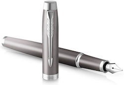Parker Fountain Pen Fine Gray with Blue Ink