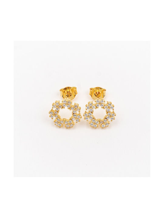 Elegant Crown Decorated Earrings