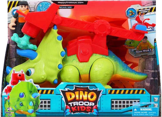 Παιχνίδι Δεινόσαυρος Τρικεράτοπας Dino Troop Kids Triceratops Ήχο
