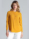 Figl Women's Blouse Long Sleeve Yellow