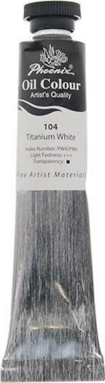 Phoenix Arts Set Ölfarben 104 Titanweiß 50ml 1Stück