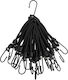 vidaXL Curea 17cm Negru 25buc