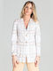 Figl Long Women's Blazer Checked