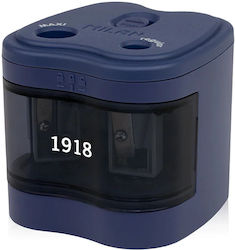 Milan Double Electric Pencil Sharpener Blue