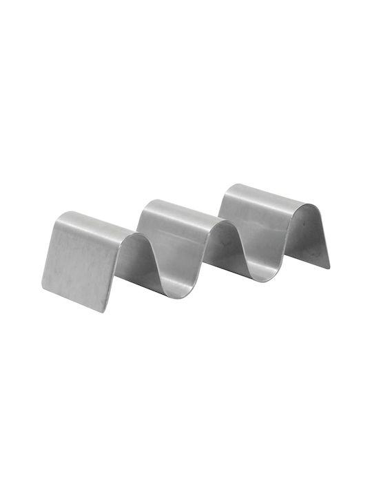 Kitchen Stand/Case Inox 14x4x3.5cm Silver