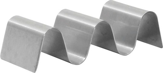 Kitchen Stand/Case Inox 14x4x3.5cm Silver