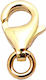 Mertzios.gr Metallic Jewelry Clasp 9K Gold