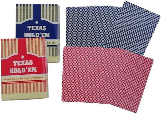 Pokeritems Texas Set Playing Cards 20pcs Plastic for Poker Blue