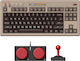 8Bitdo Retro C64 Edition Ασύρματο Gaming Μηχανικό Πληκτρολόγιο Tenkeyless (International English)
