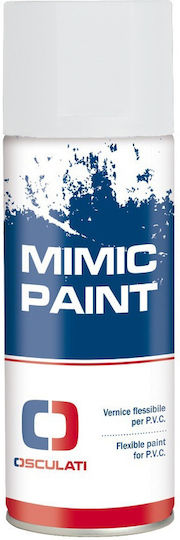 Vopsea spray pentru inflatabile alb Ral 9010 Mimic 400ml Osculati