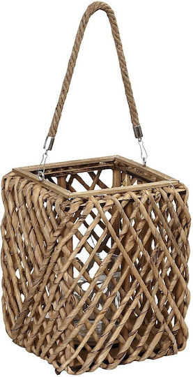 Espiel Φαναράκι Rattan Επιτραπέζιο Καφέ