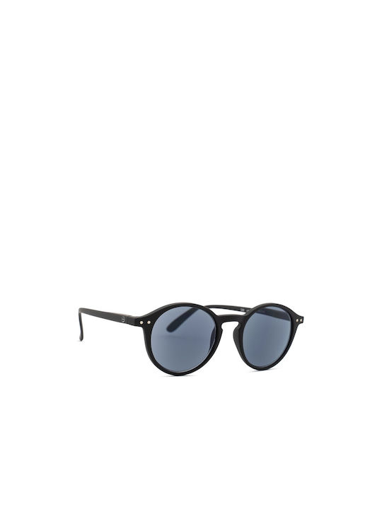 Izipizi Sunglasses with Black Plastic Frame and Blue Lens